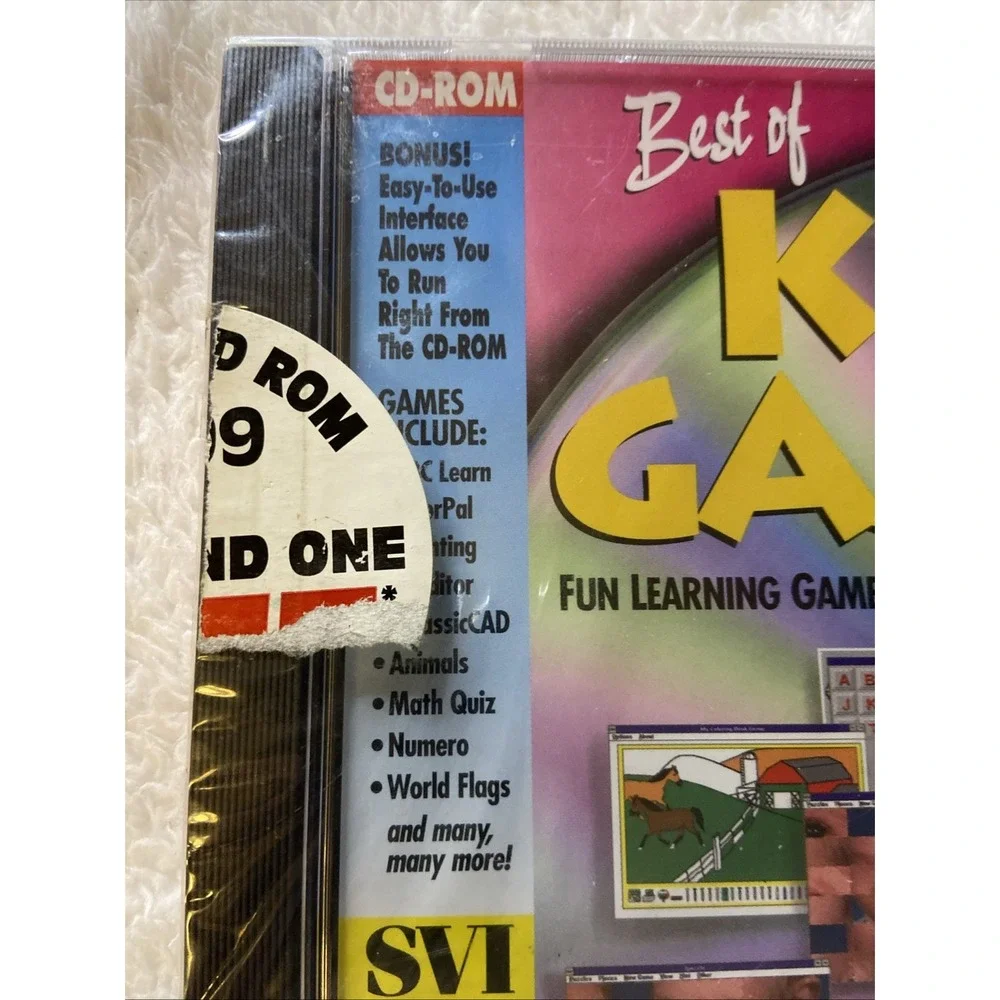 Best of Kid Games PC CD ROM Windows Video Game brand New Sealed NIP NOS New 1995